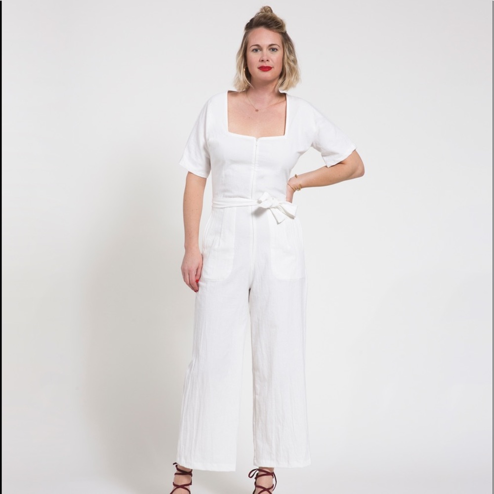 NWOT White Loup Jumpsuit